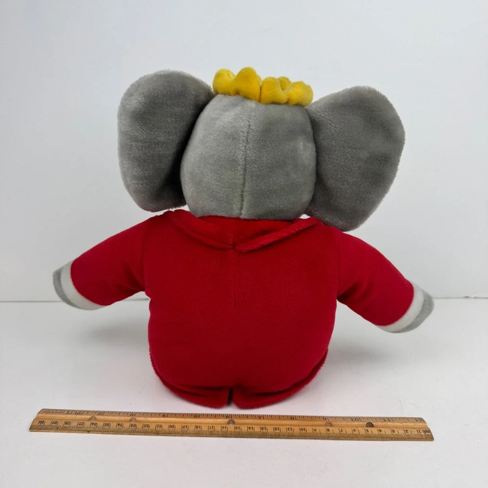 Vtg 1988 King Babar elephant Gund brand plush stuffed animal classic character